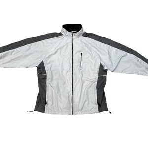 Champion Jacket Men's‎ M Windbreaker Full-Zip Rain Coat Wind Resistant Pockets
